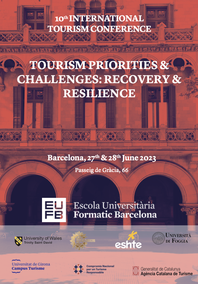 10th International Tourism Conference | Escuela Universitaria Formatic Barcelona